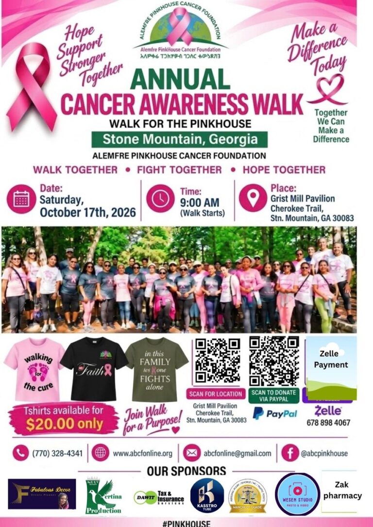 Save the Date: Join the Annual Cancer Awareness Walk Stone Mountain, Georgia 2026