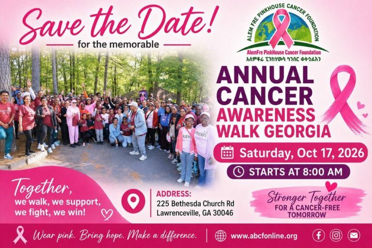 Save the Date: Join the Annual Cancer Awareness Walk Georgia 2026