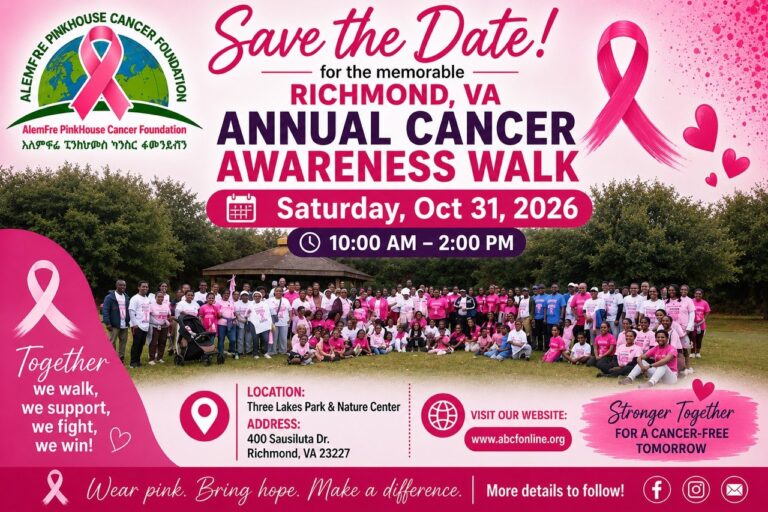 Save the Date: Join the Annual Cancer Awareness Walk – Richmond, Virginia
